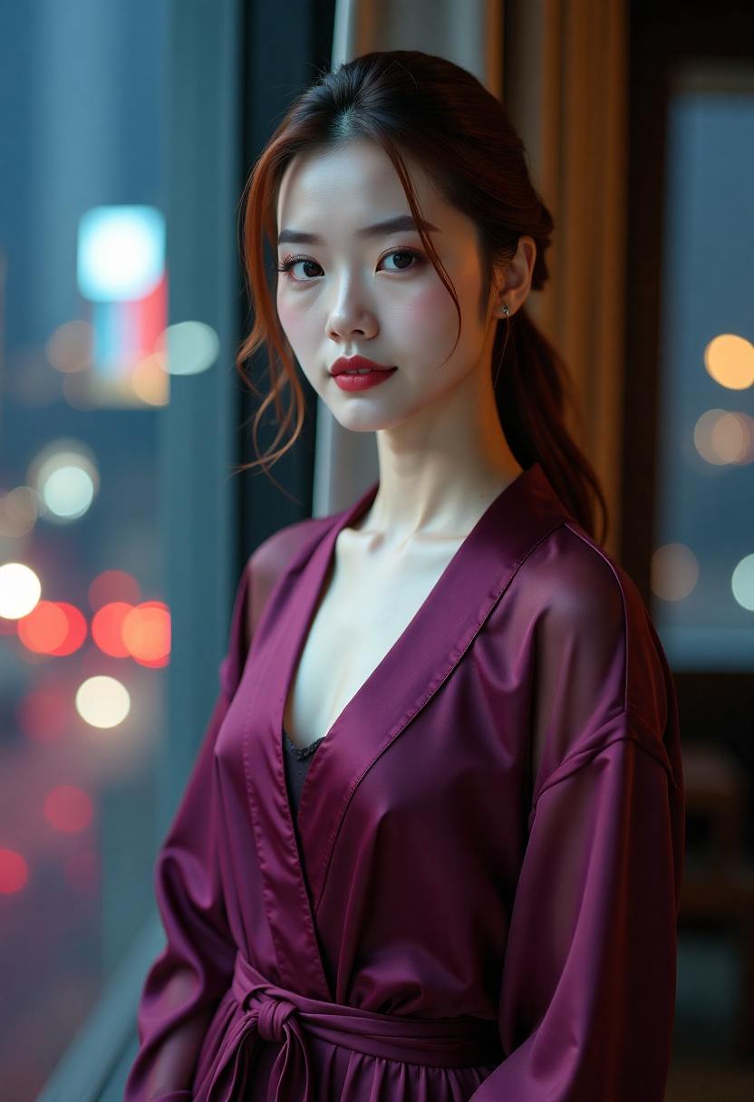 乡间清晨，农家院落与田园风光